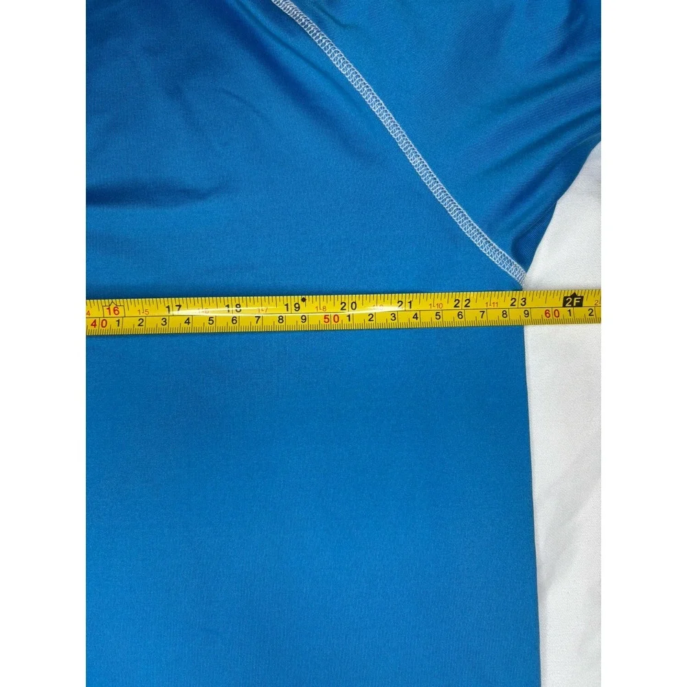 FootJoy Pullover Men's Size Large Blue 1/4 Zip Long Sleeve Nylon Stretch Golf‎